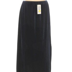 Doncaster Stretch Velvet Maxi Skirt Medium NWT